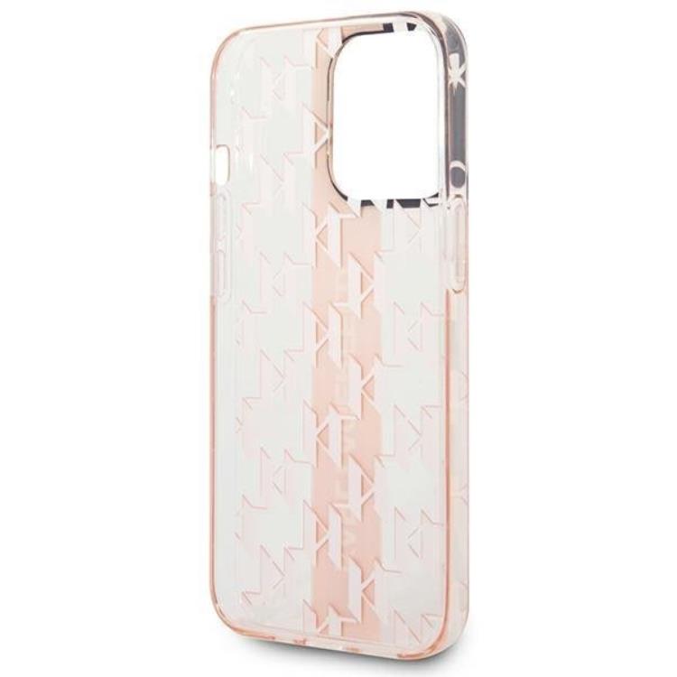 KARL LAGERFELD Karl Lagerfeld iPhone 14 Pro Skal Mono Vertical Stripe - Rosa
