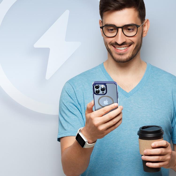 Dux Ducis Dux Ducis iPhone 14 Pro Skal MagSafe Clin2 Magnetic - Blå