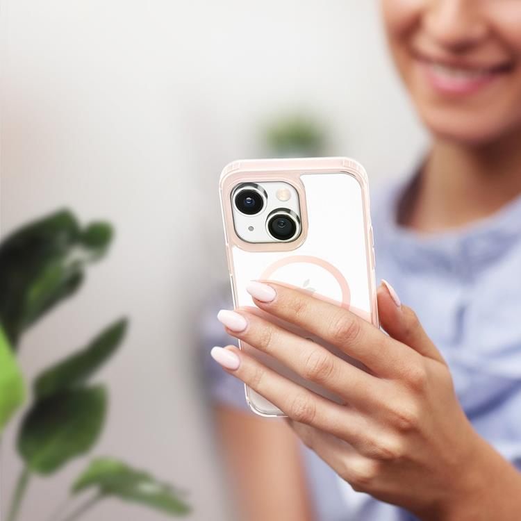 Dux Ducis Dux Ducis iPhone 14 Plus Skal MagSafe Clin2 Magnetic - Rosa