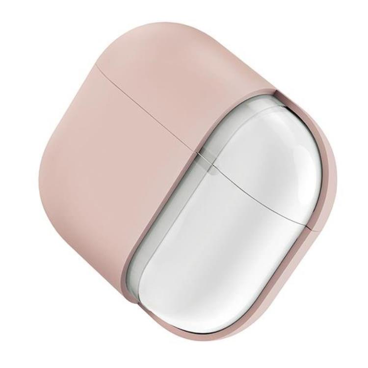 UNIQ UNIQ AirPods Pro 2 Skal Lino Silikon - Blush Rosa