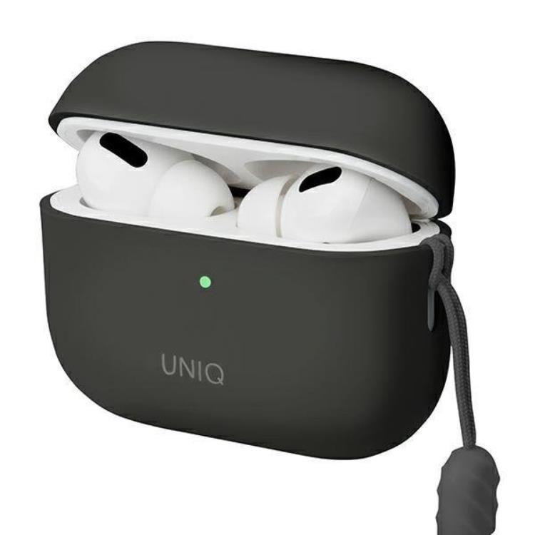 UTGATT5 UNIQ AirPods Pro 2 Skal Lino Silikon - Ash Grå