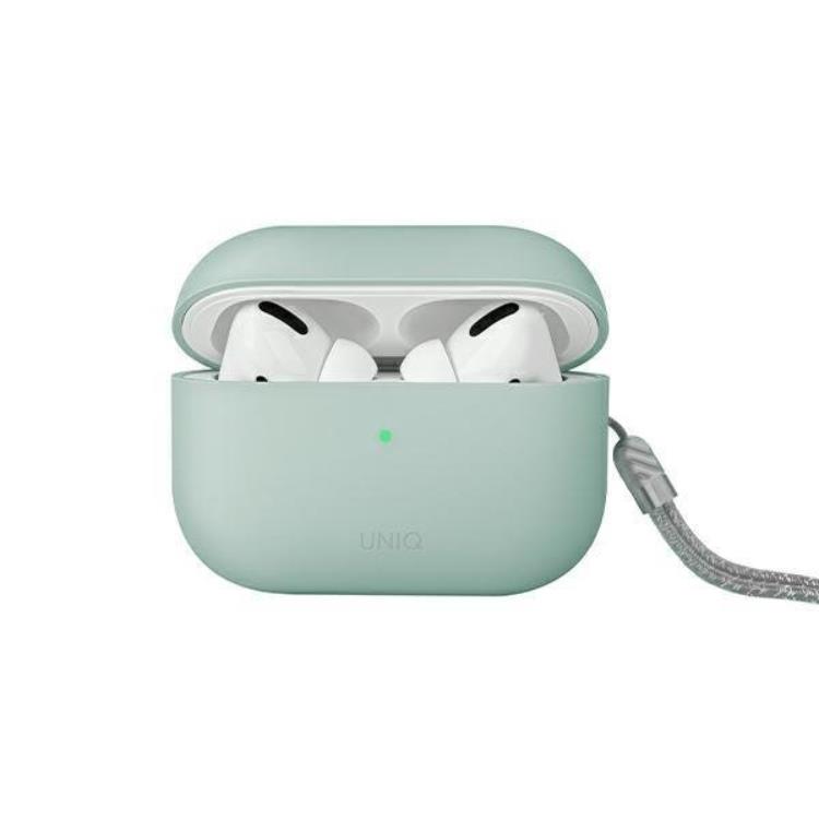 UNIQ UNIQ AirPods Pro 2 Skal Lino Silikon - Mintgrön