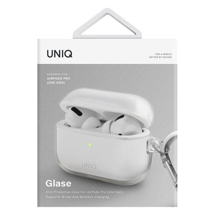 UTGATT5 UNIQ AirPods Pro 2 Skal Glase - Glossy Clear