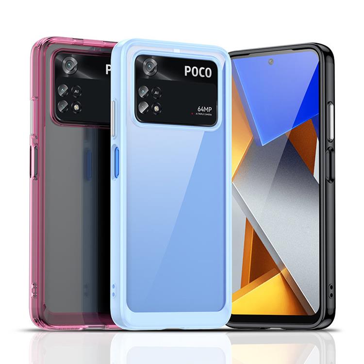 UTGATT1 Xiaomi Poco M4 Pro Skal Outer Space Flexible - Röd