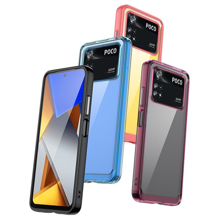 UTGATT1 Xiaomi Poco M4 Pro Skal Outer Space Flexible - Röd