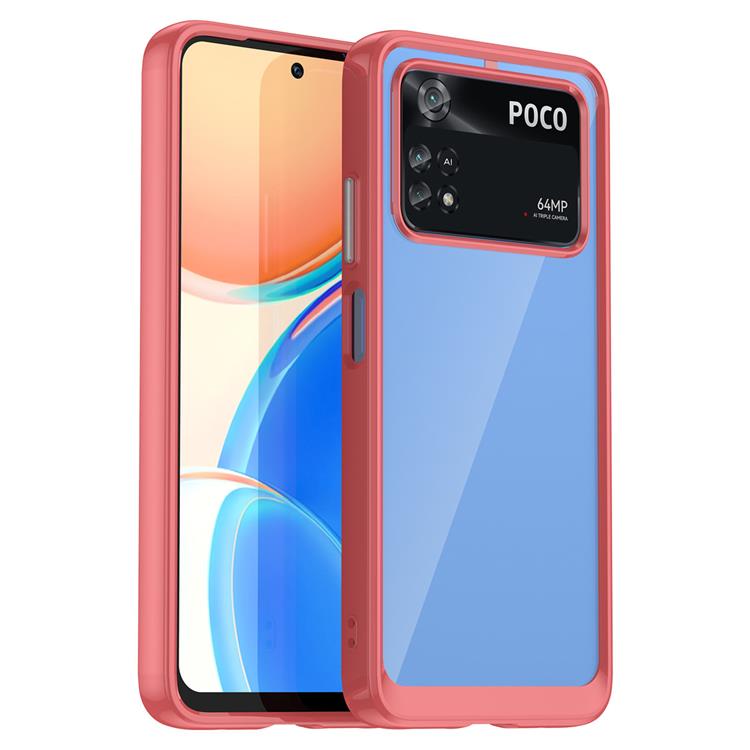 UTGATT1 Xiaomi Poco M4 Pro Skal Outer Space Flexible - Röd