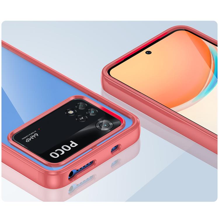 UTGATT1 Xiaomi Poco M4 Pro Skal Outer Space Flexible - Röd