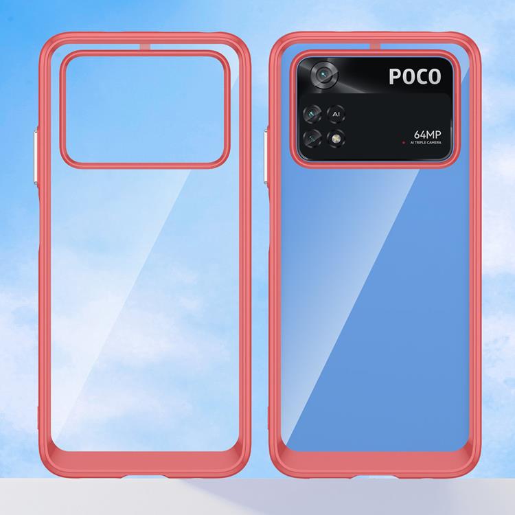 UTGATT1 Xiaomi Poco M4 Pro Skal Outer Space Flexible - Röd