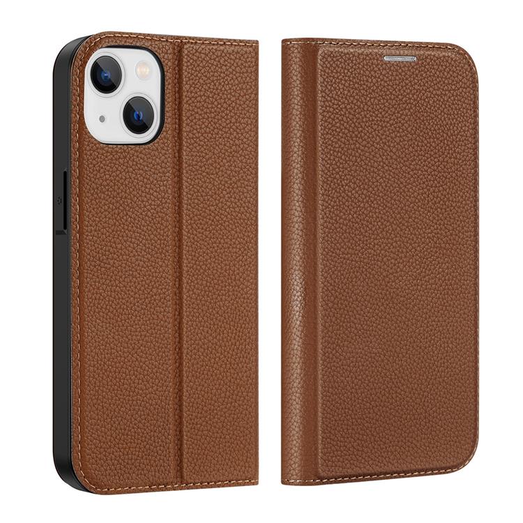 Dux Ducis Dux Ducis iPhone 14 Plus Plånboksfodral Skin X2 - Brun