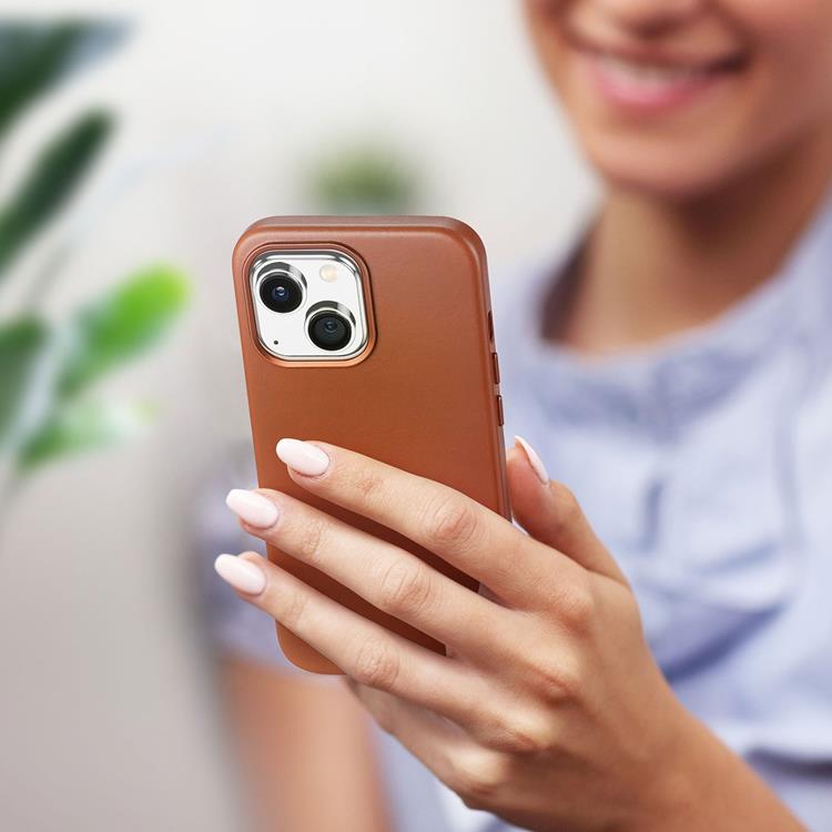 Dux Ducis Dux Ducis iPhone 14 Skal Magsafe Naples - Brun