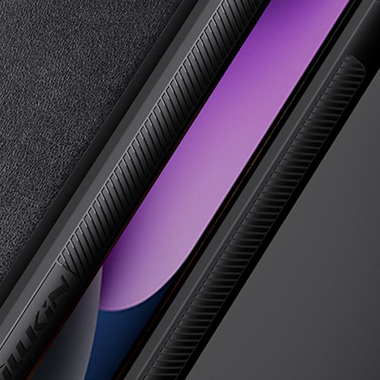 Nillkin Nillkin iPhone 14 Pro Skal CamShield Läder S - Blå