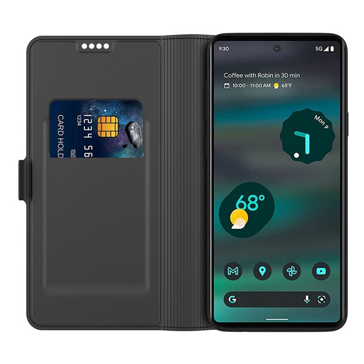 A-One Brand Google Pixel 6a Plånboksfodral Magnetic Folio - Svart