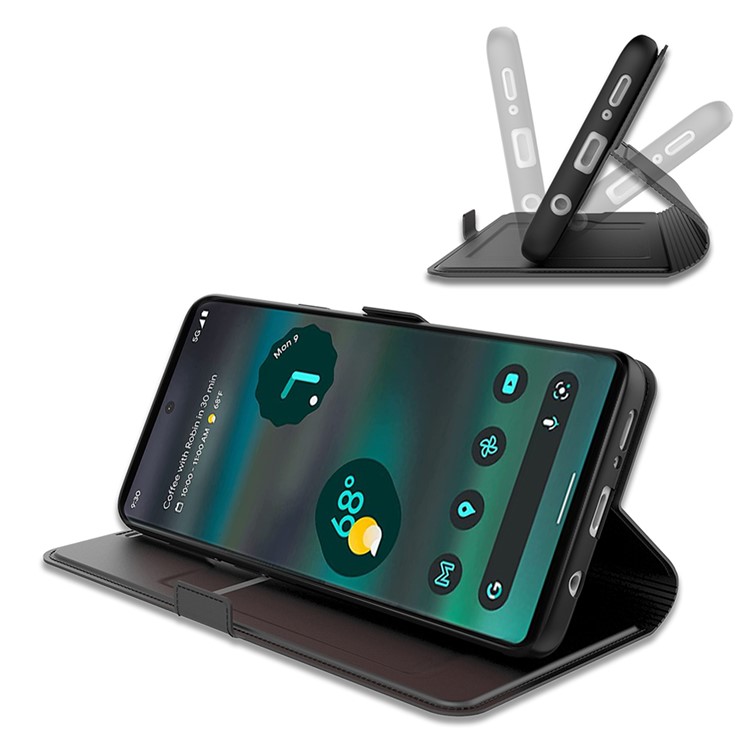 A-One Brand Google Pixel 6a Plånboksfodral Magnetic Folio - Svart