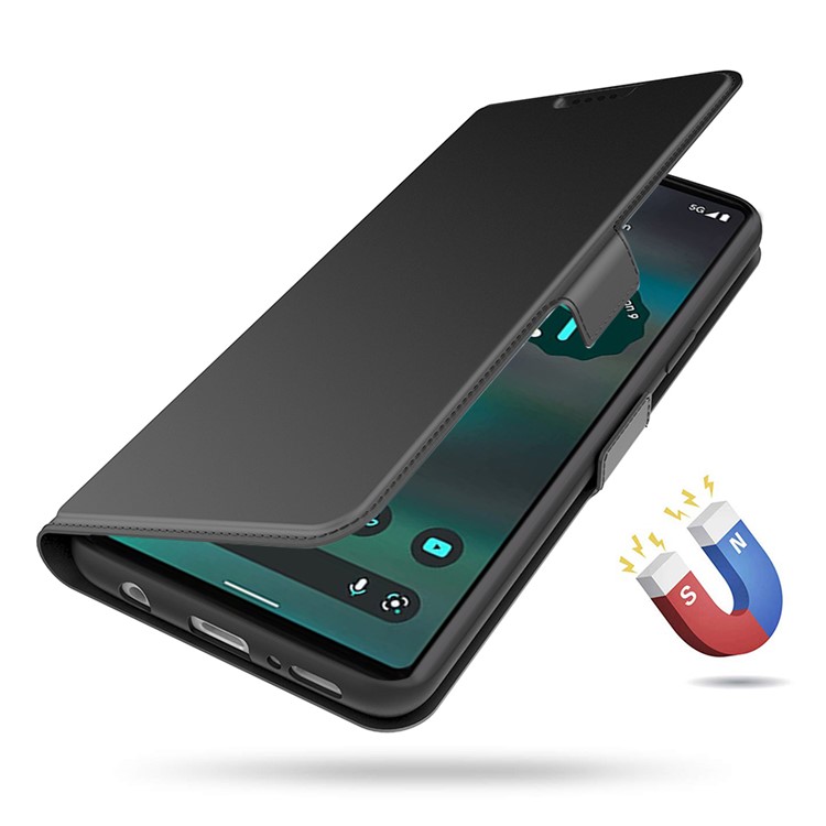 A-One Brand Google Pixel 6a Plånboksfodral Magnetic Folio - Svart