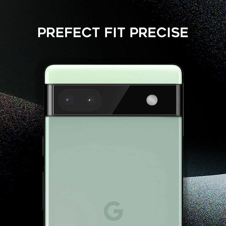 OEM [2-PACK] Google Pixel 6a Härdat glas Kameralinsskydd - Clear