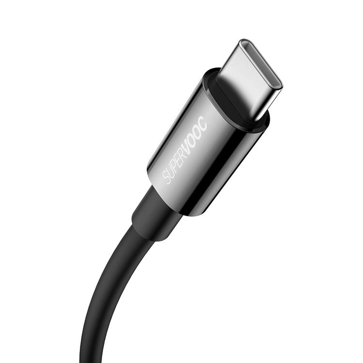 BASEUS Baseus Superior SUPERVOOC USB-C till USB-A kabel 65W 1m - Svart