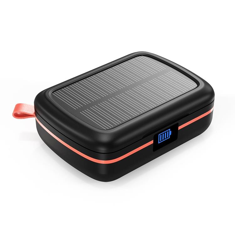 Choetech Choetech In-ear Hörlurar BH-T05 Solar TWS med Powerbank 2500mAh - Svart