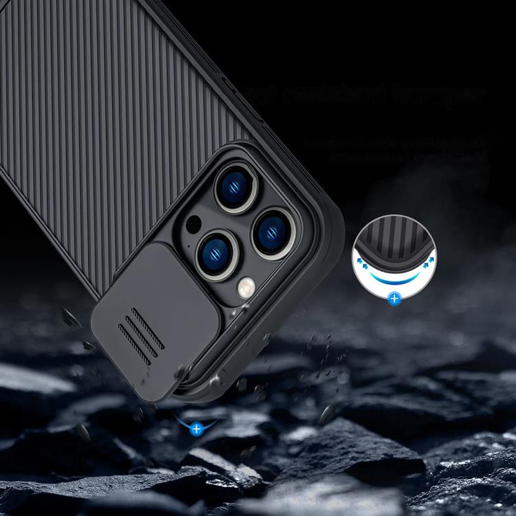 Nillkin Nillkin iPhone 14 Pro Skal CamShield Pro (PC Och TPU) - Blå