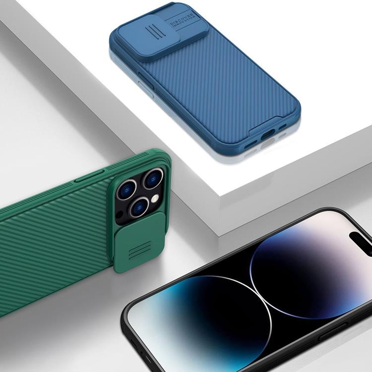 Nillkin Nillkin iPhone 14 Pro Skal CamShield Pro (PC Och TPU) - Blå
