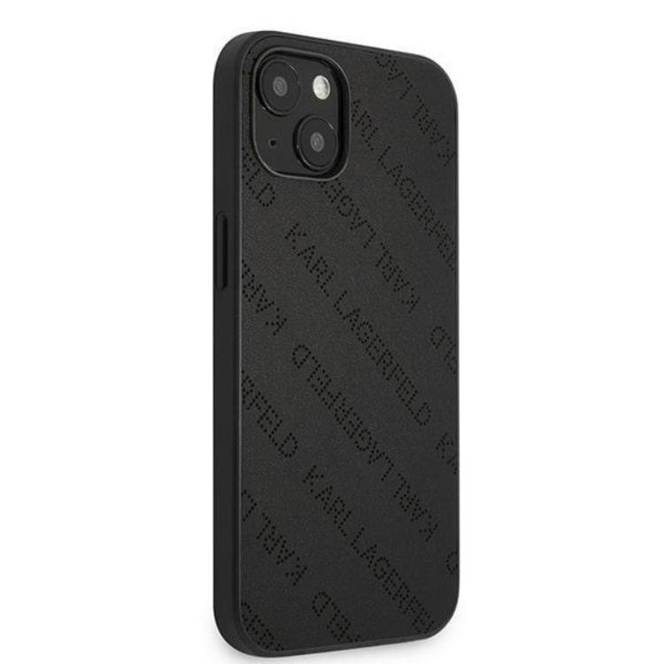 KARL LAGERFELD Karl Lagerfeld iPhone 13 mini Skal Perforated Allover - Svart