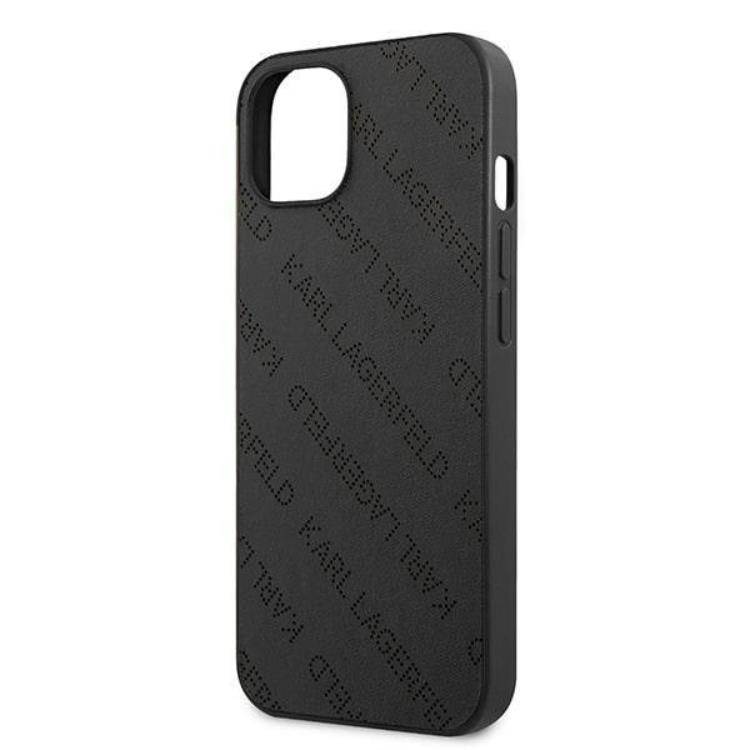 KARL LAGERFELD Karl Lagerfeld iPhone 13 mini Skal Perforated Allover - Svart