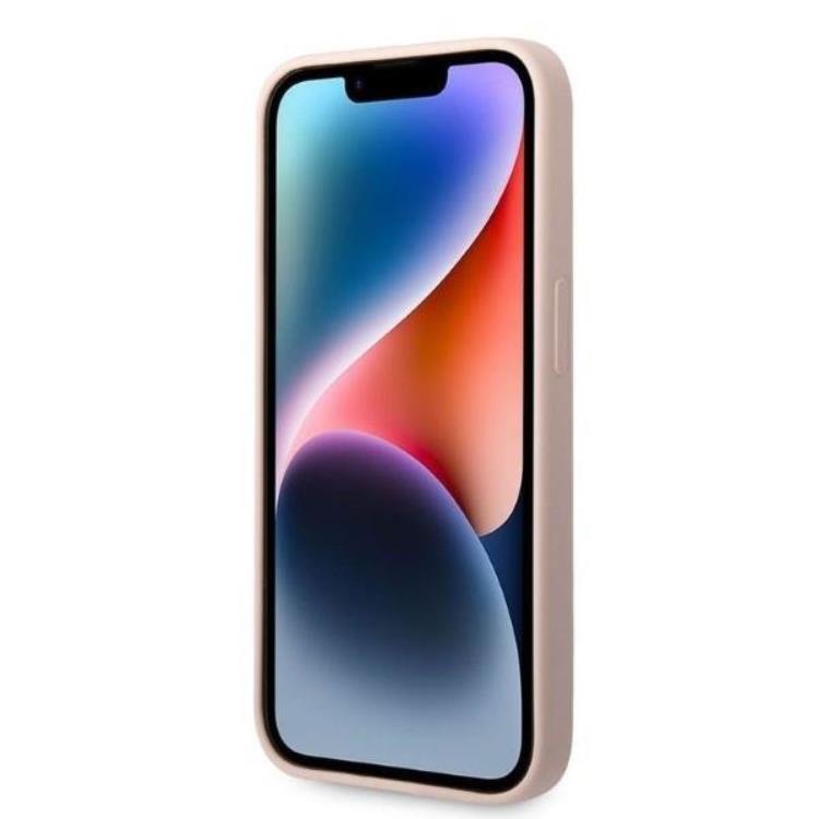 KARL LAGERFELD Karl Lagerfeld iPhone 14 Pro Skal Magsafe Silicone Ikonik - Rosa