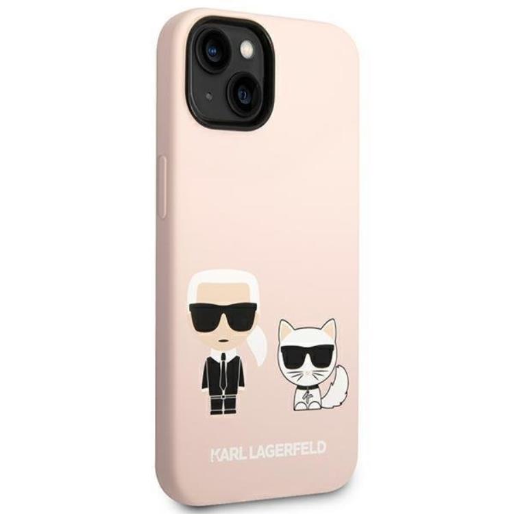 KARL LAGERFELD Karl Lagerfeld iPhone 14 Plus Skal Magsafe Silicone Karl & Choupette