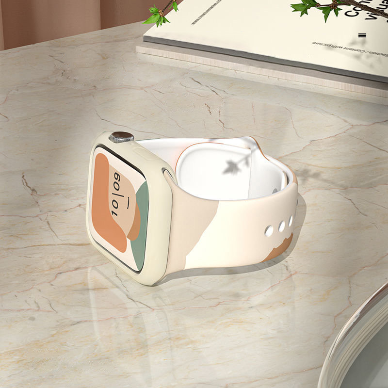 OEM Silicon Camo Apple Watch Band 6/5/4/3/2 (40/38 mm) - Moro Gul