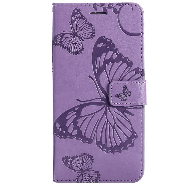 A-One Brand Butterfly Imprinted Fodral Galaxy S22 - Lila