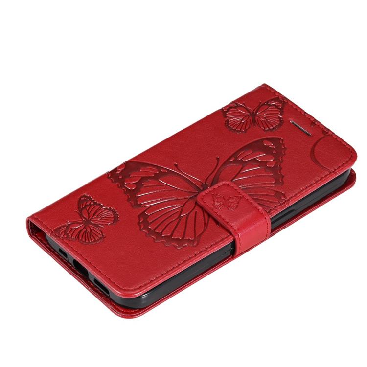 OEM Butterfly Imprinted Fodral Galaxy S22 Plus - Röd