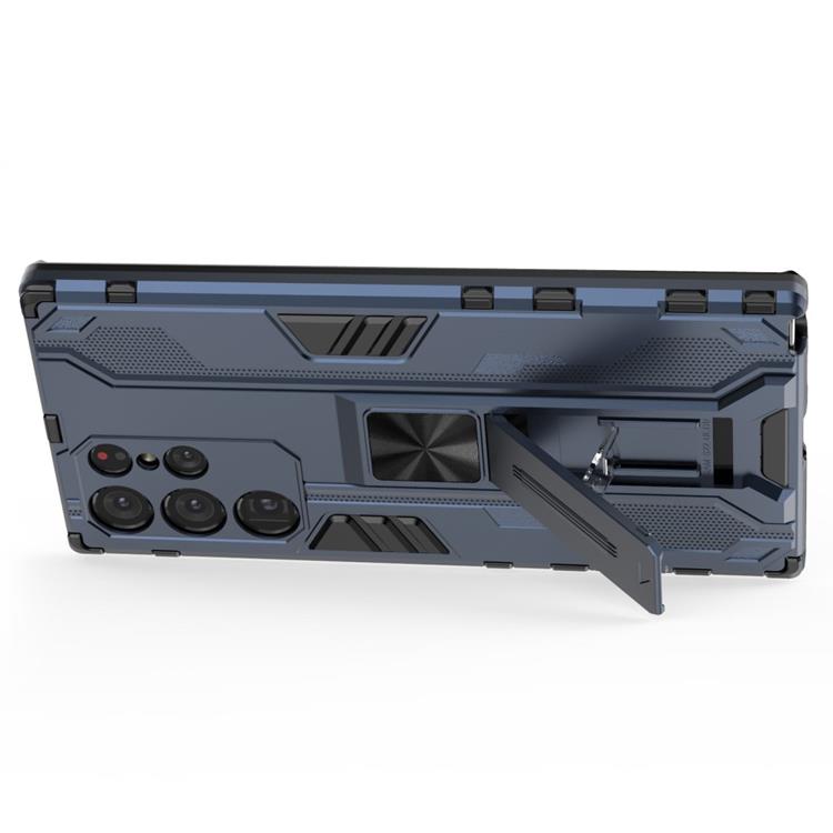 OEM ShockProof Kickstand Skal Galaxy S22 Plus - Blå