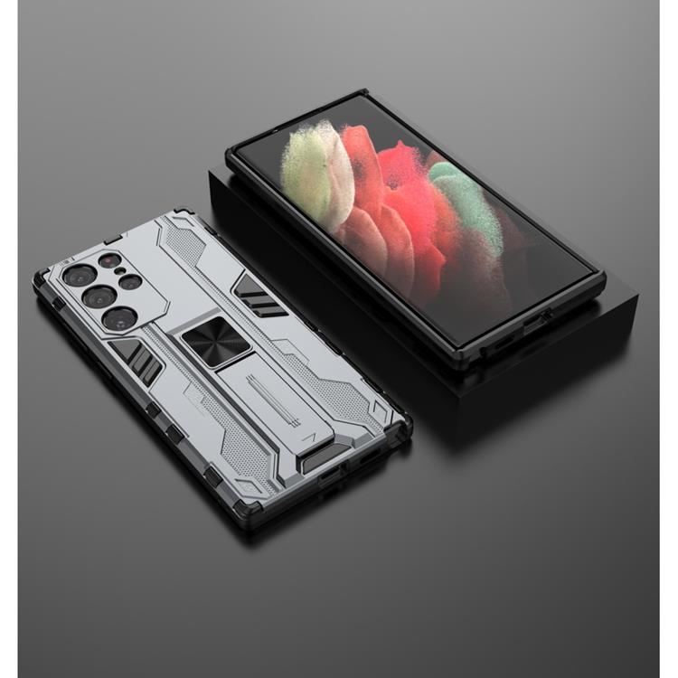 OEM ShockProof Kickstand Skal Galaxy S22 Plus - Grå