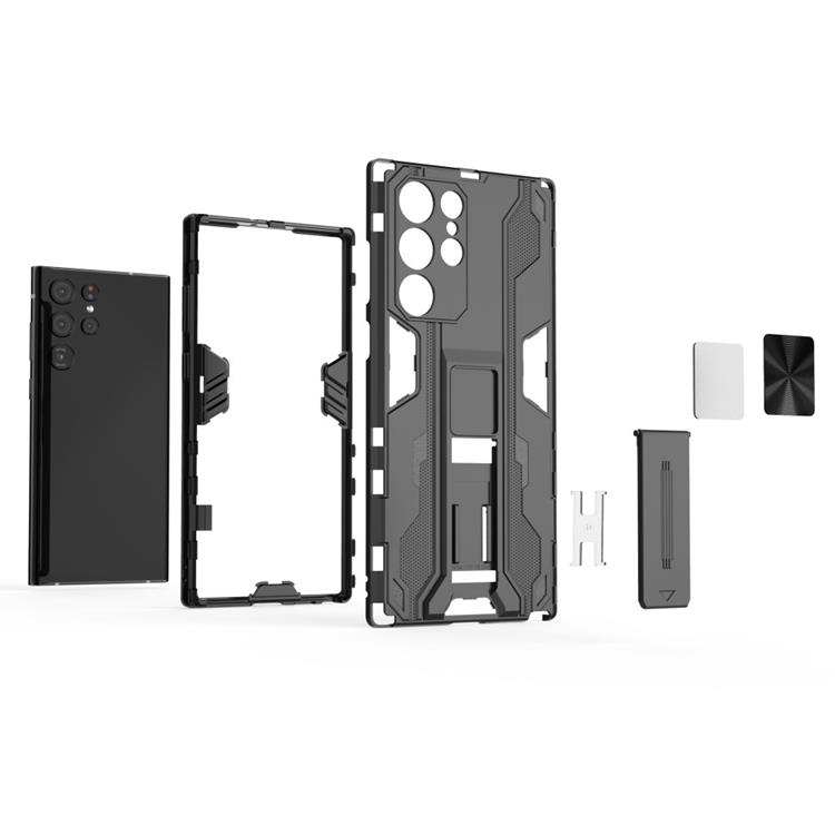 OEM ShockProof Kickstand Skal Galaxy S22 Plus - Röd