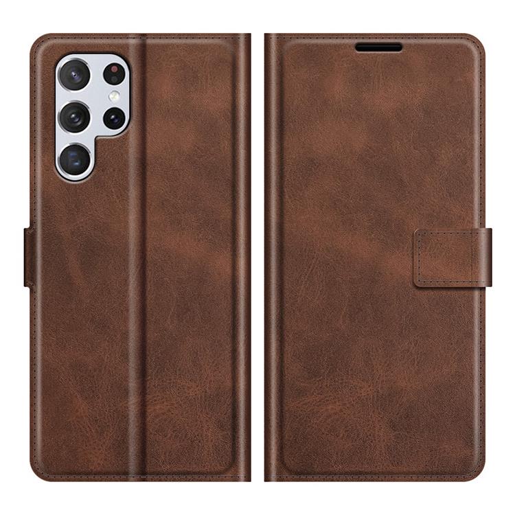 OEM Flip Folio Fodral Galaxy S22 Plus - Coffee