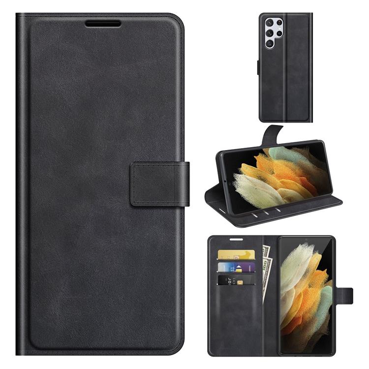 OEM Flip Folio Fodral Galaxy S22 Plus - Svart