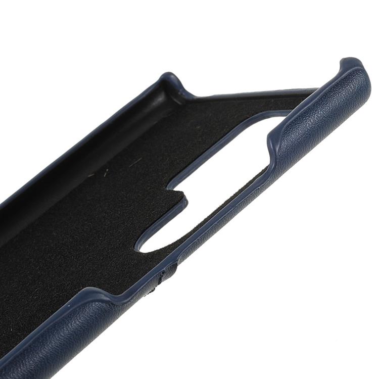 OEM Kortplats Läder Skal Galaxy S22 Plus - Blå