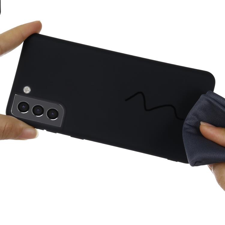 OEM Liquid Silicone Skal Galaxy S22 Plus 5G - Svart