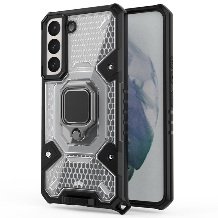 OEM Ring Kickstand Skal Galaxy S22 Plus 5G - Vit