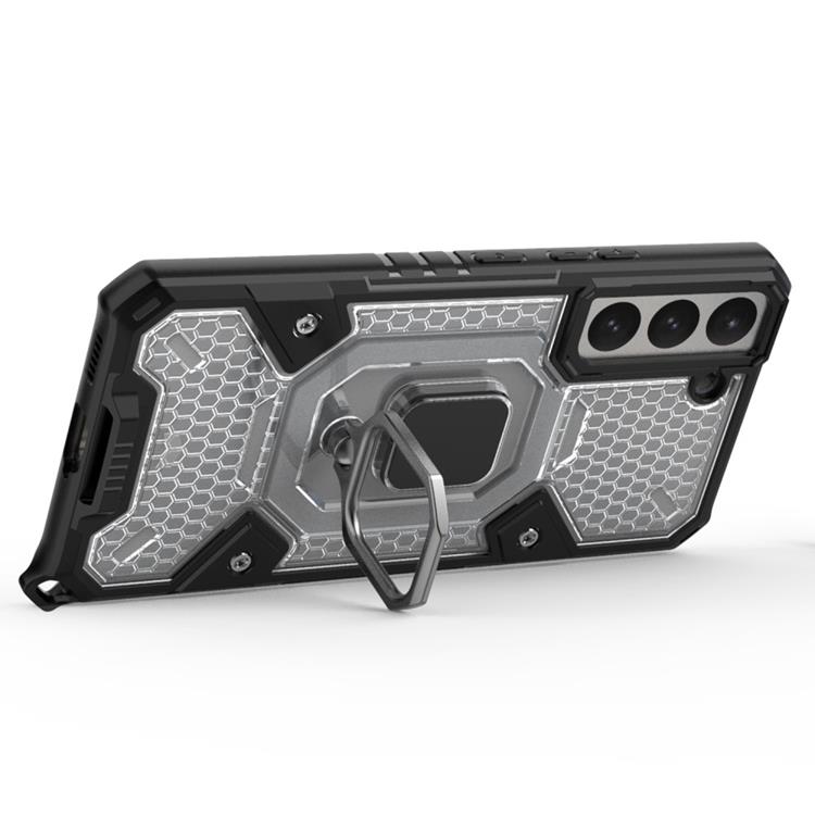 OEM Ring Kickstand Skal Galaxy S22 Plus 5G - Vit