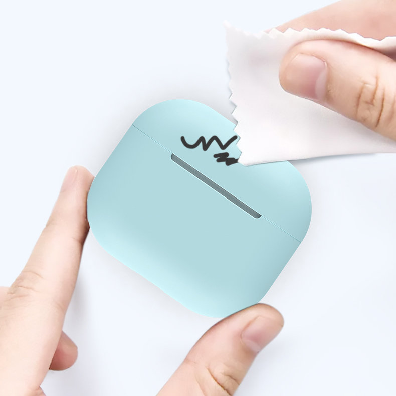 OEM Soft Silikon Skal AirPods 2/AirPods 1 - Vit