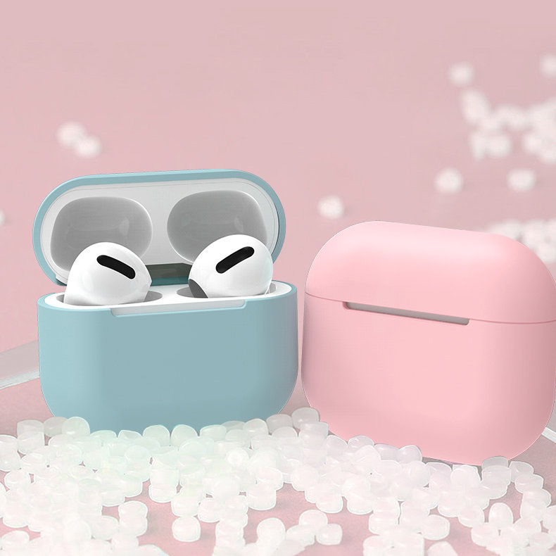 OEM Soft Silikon Skal AirPods 2/AirPods 1 - Vit