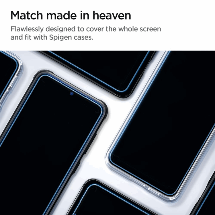 Spigen [2-Pack] Spigen Galaxy S24 Plus/S25 Plus Härdat glas Skärmskydd