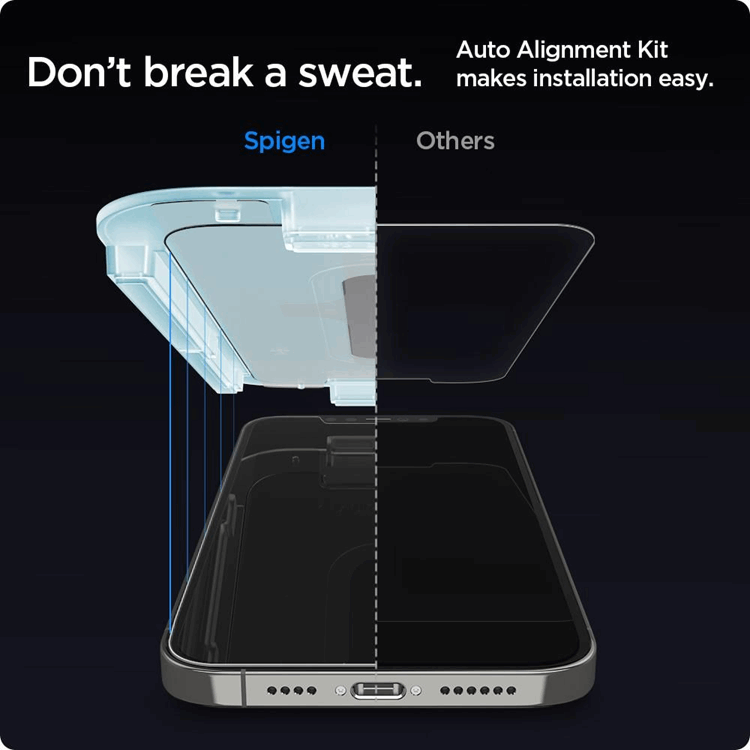 Spigen SPIGEN Ez Fit 2-Pack Härdat Glas Skärmskydd.Tr iPhone 12 & 12 Pro