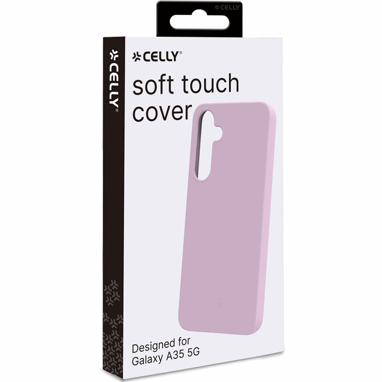Celly Celly Mobilskal till Galaxy A35 5G Soft Rubber - Rosa