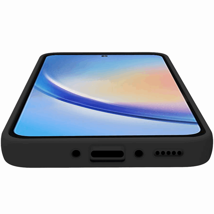 Celly Celly Mobilskal till Galaxy A35 5G Cromo Soft Rubber - Svart