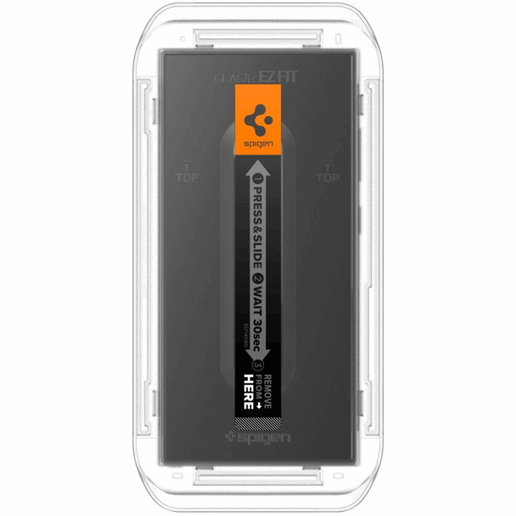 Spigen [2-Pack] Spigen Galaxy S24 Ultra Härdat glas Skärmskydd EZ-Fit