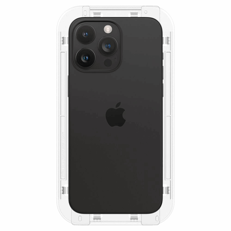 Spigen [2-Pack] Spigen iPhone 15 Pro Härdat Glas Skärmskydd 'EZ' Fit