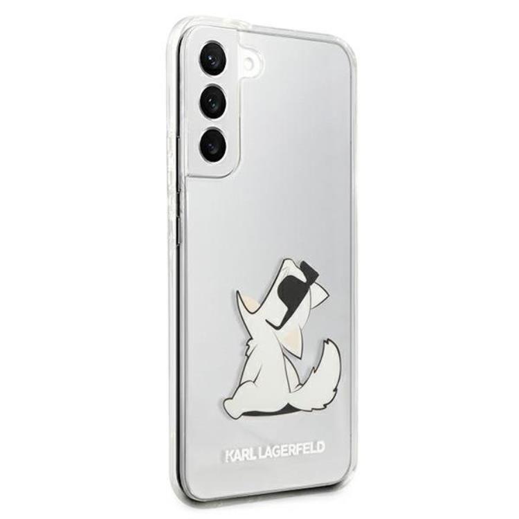KARL LAGERFELD Karl Lagerfeld Choupette Eat Skal Galaxy S22 Plus - Transparent