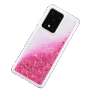 Boom of Sweden Glitter Skal till Samsung Galaxy S20 Plus - Rosa