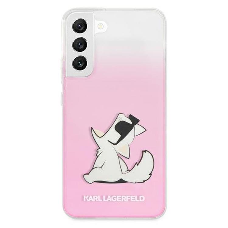KARL LAGERFELD Karl Lagerfeld Choupette Eat Skal Galaxy S22 Plus - Rosa